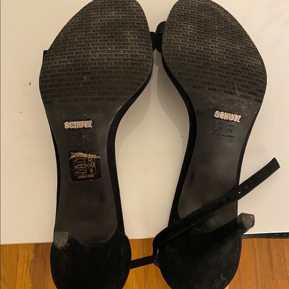 Schutz black suede sandals - Picture 3 of 3
